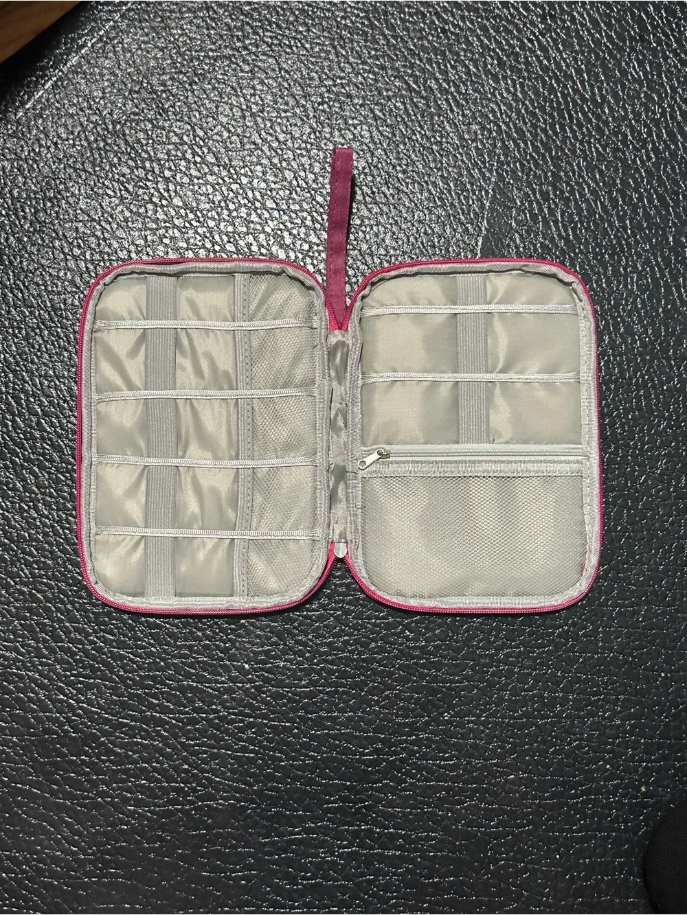 Portable Travel Tech Organizer Pouch - Rose Pink